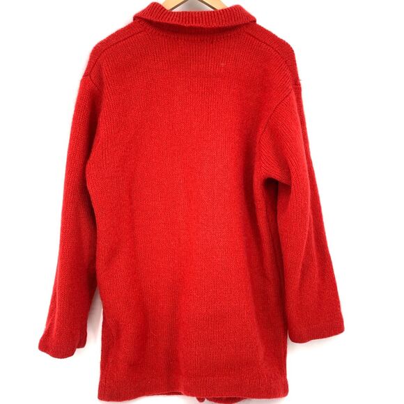 I.B. Diffusion Vintage Mohair Cardigan Sweater Coat Jacket Applique Size S - Picture 3 of 11